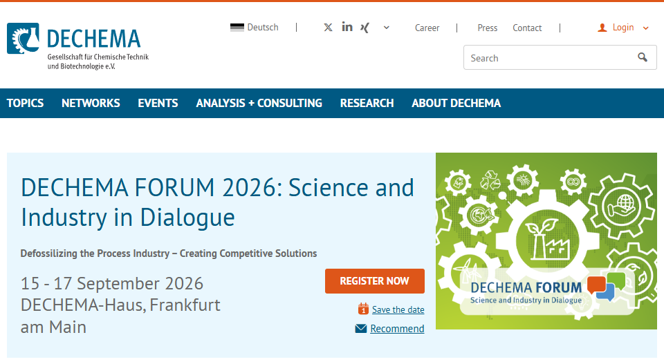 DECHEMA FORUM 2026 – Innovation in Spray Measurement Technology