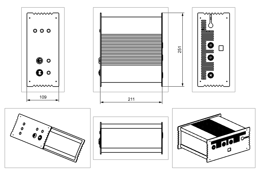 ZEON control and signal-processing unit with industrial interfaces